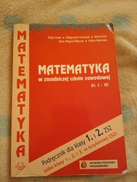 Podręcznik do Matematyki w szkole zawodowej 