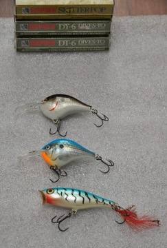 Woblery Rapala DT-6, SKITTER POP -  3 szt 