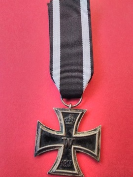 Niemiecki krzyż żelazny I w.św.oryg.sygnowany W