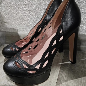 Buty czółenka RED Valentino roz 39 skóra 