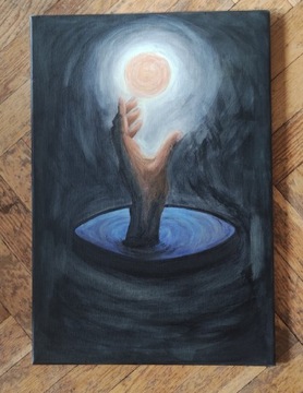 Obraz "oświecenie" akryl na płótnie