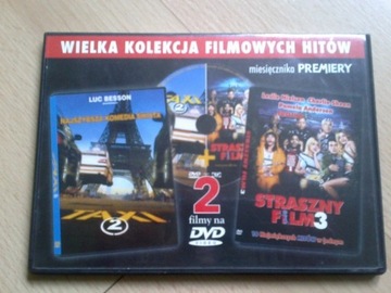 Taxi 2 Straszny film 3 filmy na DVD