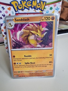 Karta Pokemon Sandslash (MEW 028) 151 MEW