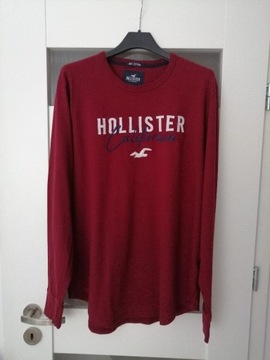 Longslave Hollister koszulka cienka bluza XL super jak nowa 