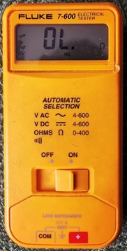 FLUKE 7-600 Multimetr automat. z nowymi przewodami