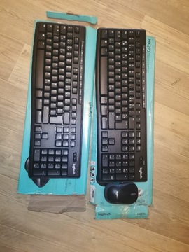 Klawiatura 2xlogitech 