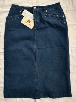 Spódnica jeans nowa LAFEI NIER granatowa