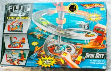 Hot Wheels Flip N Go Spin City Playset - 2007