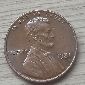 Moneta ONE CENT 1981r