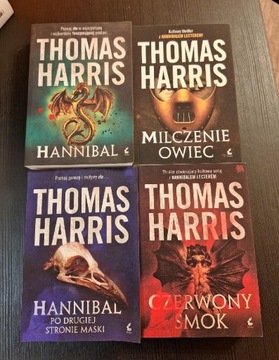 MILCZENIE OWIEC HANNIBAL THOMAS HARRIS  4 KSIĄŻKI