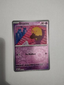 Drowzee 082/165 reverse holo, Pokemon 151