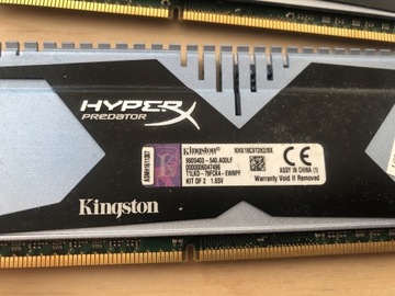 Pamięć RAM Predator DDR3 Kingston 8 GB 1866 9