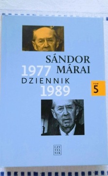 SANDOR MARAI DZIENNIK 1977-1989 TOM 5 