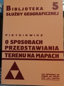 O sposobach przedstawiania  terenu na mapach