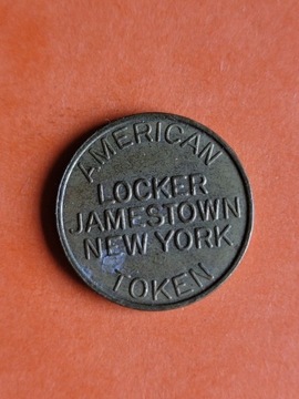 Żeton "Locker Jamestown New York"