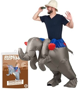 Nadmuchiwany kostium słonia 