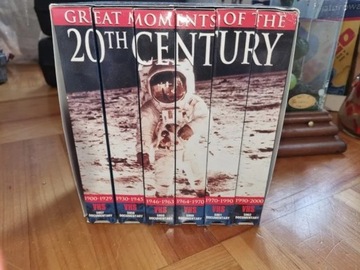 Vintage Great Moments of the 20th Century (VHS, 20