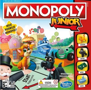 Monopoly Junior A6984 Hasbro wersja PL