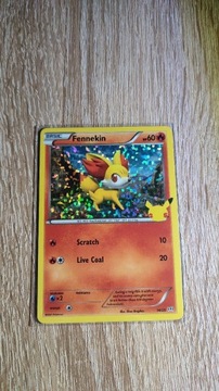 Karta pokemon Fennekin holo McDonald 2021