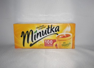 Herbata czarna ekspresowa Minutka 100 torebek 140g