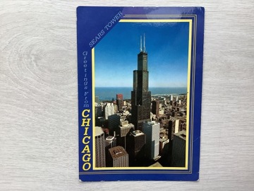 Chicago Sears Tower pocztówka