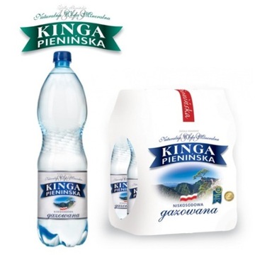 WODA MINERALNA KINGA PIENIŃSKA 1,5l gazowana