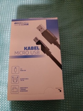 Przewód microUSB. nowy