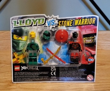 Lego Ninjago 112006 Lloyd vs Stone Warrior blister minifigurki