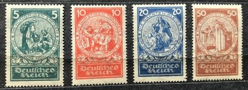 Z 8_14. 1924. Deutsches Reich.  Mi 351-54**.