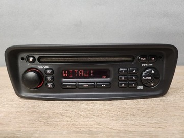 Radio samochodowe CD Peugeot 206 cabrio +kod