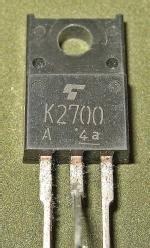 2SK2700 Tranzystor N-MOSFET 900V 3A 40W TO-220F