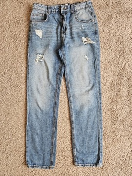 Luźne jeansy z dziurami unisex Reserved 164cm