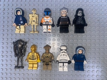 10 FIGUREK I LUDZIKÓW LEGO STAR WARS