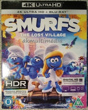 Smerfy Zagubiona Wioska 4K Blu-ray + Blu-ray  PL