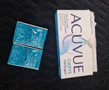 Soczewki Acuvue Oasis transitions -1.25 zestaw 2 szt