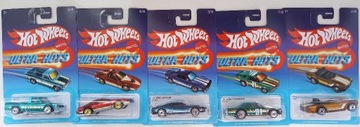 Hot Wheels Ultra Hots Firebird Javelin Mazda 5 szt