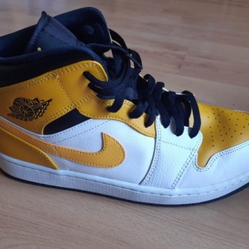 NIKE AIR JORDAN MID 1 UNIVERSITY GOLD R. 46