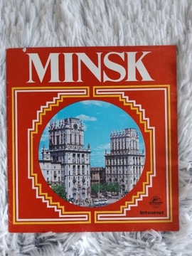 Minsk przewodnik mapa Intourist lata 70