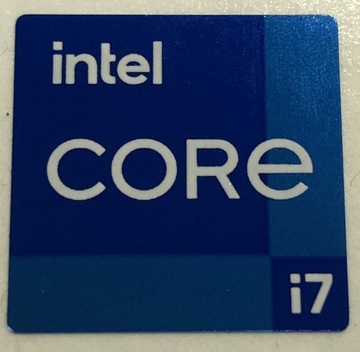 Naklejka Intel Core i7