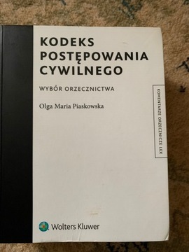 Kodeks postępowania cywilnego wybór orzecznictwa