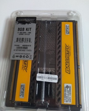 Crucial Ballistix 2 x 4 GB DDR3