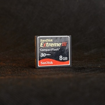 Karta CF Sandisk 8gb Extreme III Compact Flash Com