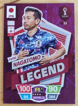 Qatar karty piłkarskie Nagatomo 23 nowa
