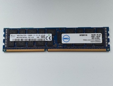 Pamięć DELL 16GB 2Rx4 PC3L-12800R SNP20D6FC/16G