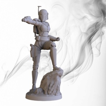 Figurka druk 3D żywica " Bo-Katan "- 120 mm
