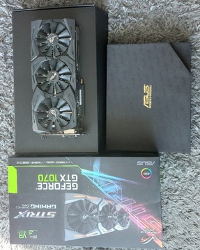 Karta graficzna Asus STRIX GeForce GTX 1070 8 GB