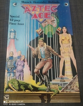 Komiks eclipse Aztec Ace 1983 number 1