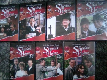 SHERLOCK HOLMES 7SZT NOWE DVD FOLIA