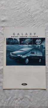 Prospekt reklamowy Ford Galaxy 1998 r.