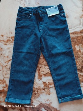 Rybaczki damskie, jeans, r.42, stretch,